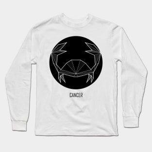 Cancer - Geometric Astrology Long Sleeve T-Shirt